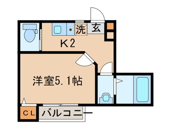 メルディア西府の物件間取画像